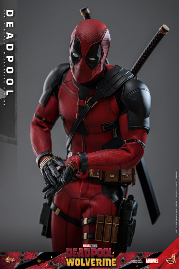 HOT TOYS 12" MARVEL STUDIOS DEADPOOL & WOLVERINE DEADPOOL 1/6TH SIXTH SCALE FIGURE MMS746 - Image 28