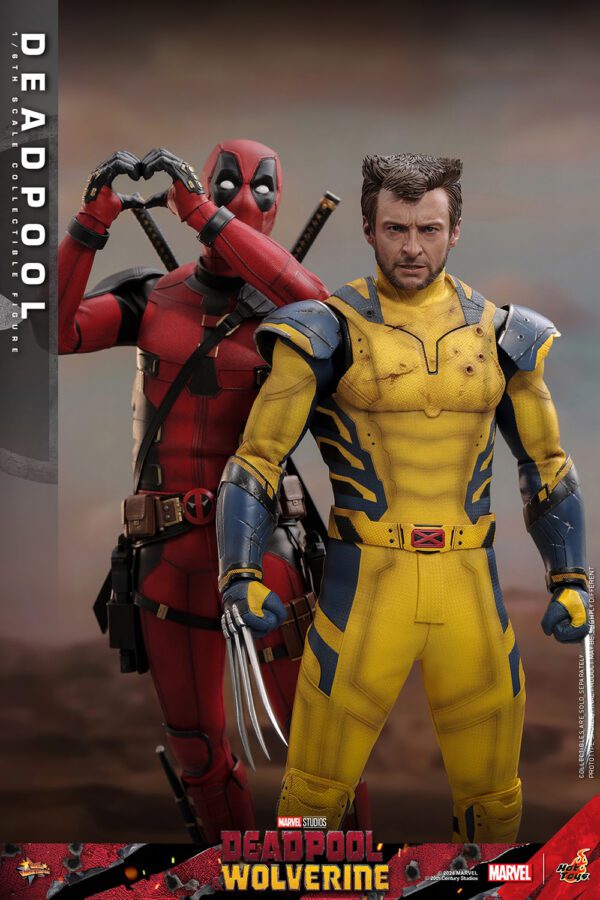 HOT TOYS 12" MARVEL STUDIOS DEADPOOL & WOLVERINE DEADPOOL 1/6TH SIXTH SCALE FIGURE MMS746 - Image 29