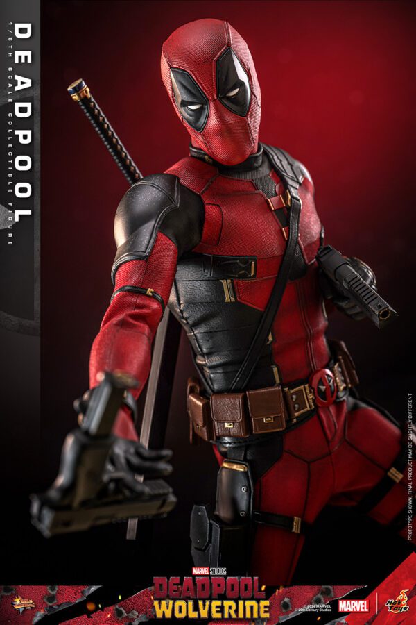 HOT TOYS 12" MARVEL STUDIOS DEADPOOL & WOLVERINE DEADPOOL 1/6TH SIXTH SCALE FIGURE MMS746 - Image 33