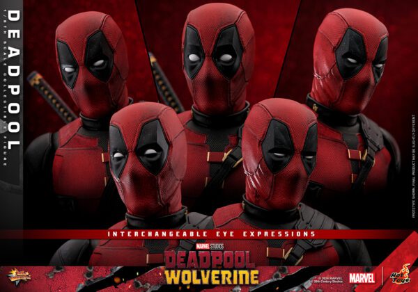 HOT TOYS 12" MARVEL STUDIOS DEADPOOL & WOLVERINE DEADPOOL 1/6TH SIXTH SCALE FIGURE MMS746 - Image 34