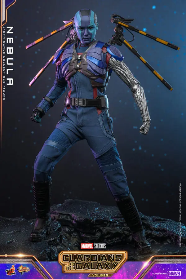 HOT TOYS 12″ MARVEL STUDIOS GUARDIANS OF THE GALAXY VOL 3 NEBULA SIXTH SCALE FIGURE MMS714 - Image 6