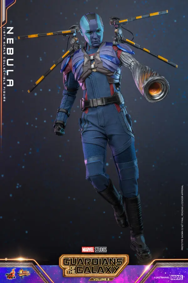 HOT TOYS 12″ MARVEL STUDIOS GUARDIANS OF THE GALAXY VOL 3 NEBULA SIXTH SCALE FIGURE MMS714 - Image 3