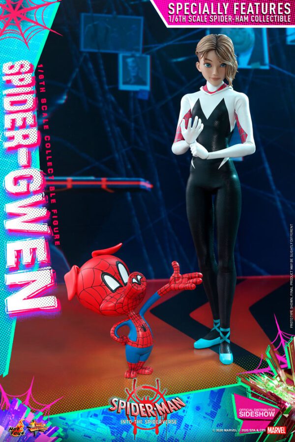 HOT TOYS 12" MARVEL SPIDER-MAN ITSV SPIDER-GWEN FIGURE 1/6TH SCALE MMS576 - Image 5