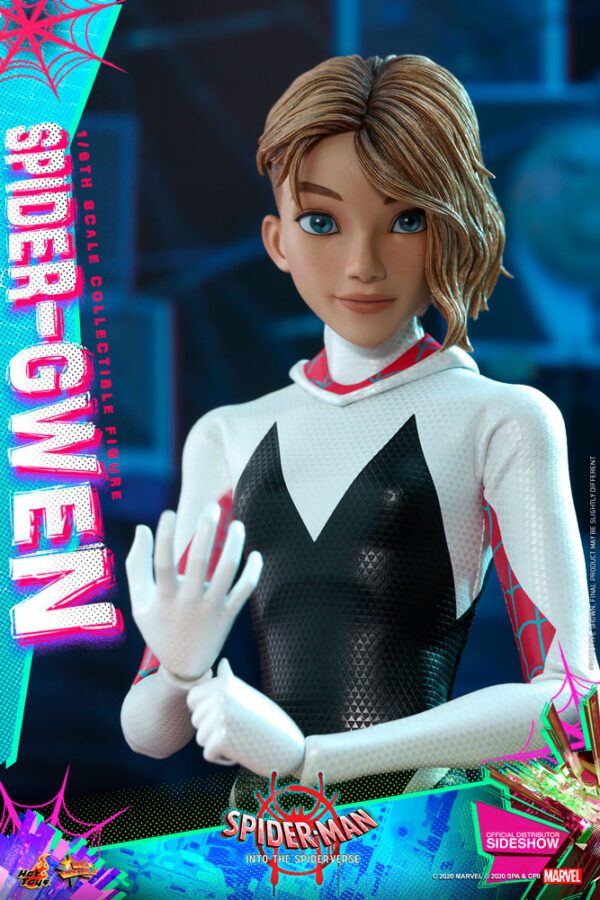 HOT TOYS 12" MARVEL SPIDER-MAN ITSV SPIDER-GWEN FIGURE 1/6TH SCALE MMS576 - Image 9