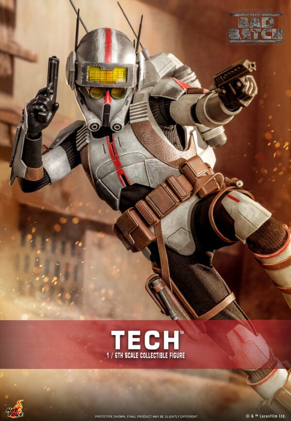 HOT TOYS 12" STAR WARS THE BAD BATCH TECH SIXTH 1/6TH SCALE FIGURE TMS098 IN STOCK - Image 9