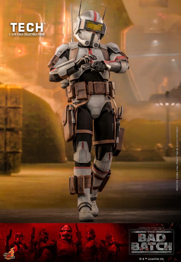 HOT TOYS 12" STAR WARS THE BAD BATCH TECH SIXTH 1/6TH SCALE FIGURE TMS098 IN STOCK - Image 4