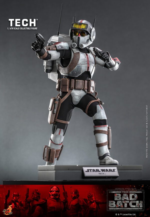 HOT TOYS 12" STAR WARS THE BAD BATCH TECH SIXTH 1/6TH SCALE FIGURE TMS098 IN STOCK - Image 3