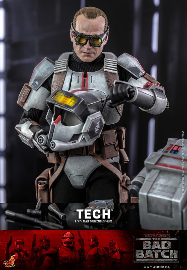 HOT TOYS 12" STAR WARS THE BAD BATCH TECH SIXTH 1/6TH SCALE FIGURE TMS098 IN STOCK - Image 18