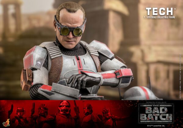 HOT TOYS 12" STAR WARS THE BAD BATCH TECH SIXTH 1/6TH SCALE FIGURE TMS098 IN STOCK - Image 15