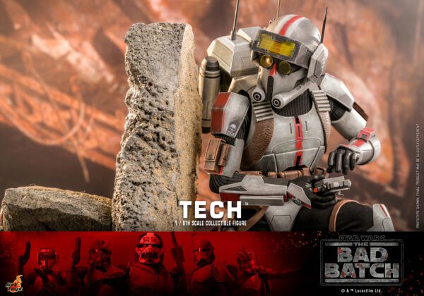 HOT TOYS 12" STAR WARS THE BAD BATCH TECH SIXTH 1/6TH SCALE FIGURE TMS098 IN STOCK - Image 14