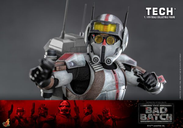 HOT TOYS 12" STAR WARS THE BAD BATCH TECH SIXTH 1/6TH SCALE FIGURE TMS098 IN STOCK - Image 16