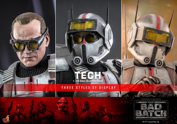 HOT TOYS 12" STAR WARS THE BAD BATCH TECH SIXTH 1/6TH SCALE FIGURE TMS098 IN STOCK - Image 17