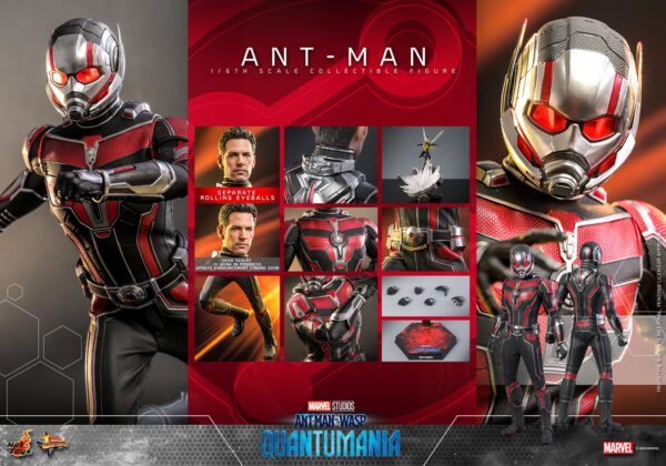 HOT TOYS 12" MARVEL STUDIOS DISNEY ANT-MAN & THE WASP QUANTUMANIA ANT-MAN 1/6 SCALE FIGURE MMS690 - Image 2