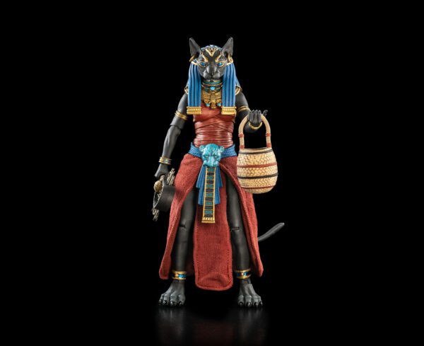 RETAILER EXCLUSIVE Figura Obscura Bastet, Gods of Ancient Egypt (Black & Red) Action Figure (Preorder) - Image 4