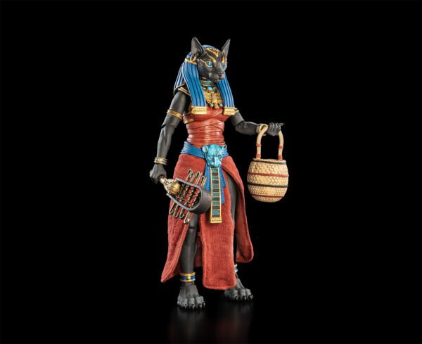 RETAILER EXCLUSIVE Figura Obscura Bastet, Gods of Ancient Egypt (Black & Red) Action Figure (Preorder) - Image 5