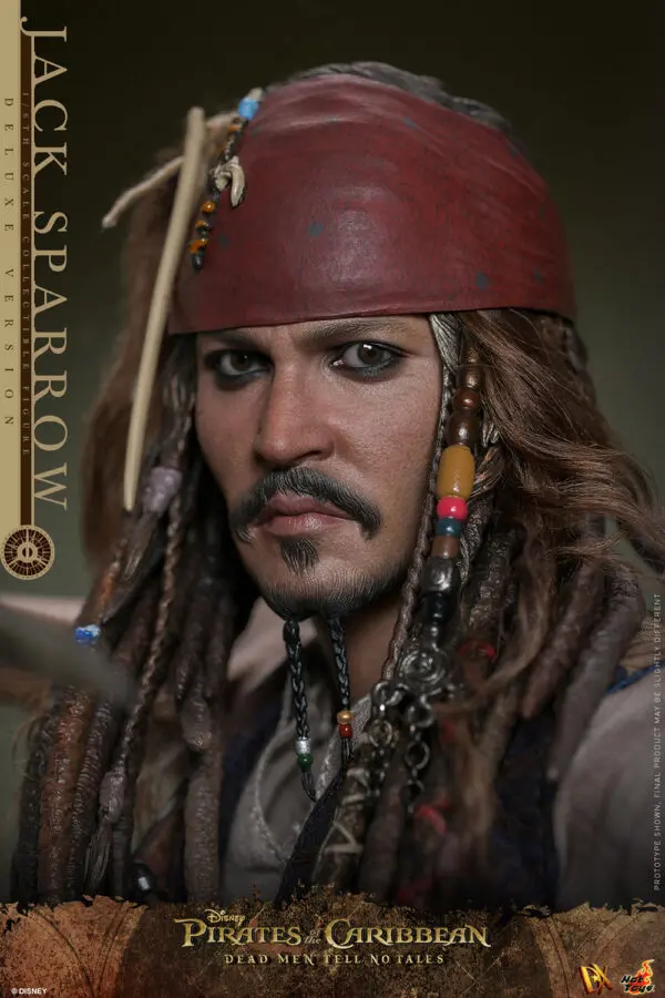 HOT TOYS 12″ DISNEY PIRATES OF THE CARIBBEAN DMTNT JACK SPARROW DELUXE SIXTH SCALE FIG DX38 - Image 20