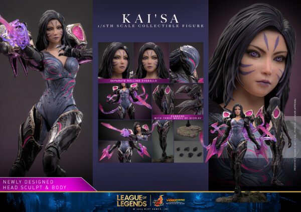 HOT TOYS 12" LEAGUE OF LEGENDS KAI'SA SIXTH 1/6TH SCALE FIG VGM57 - Image 2