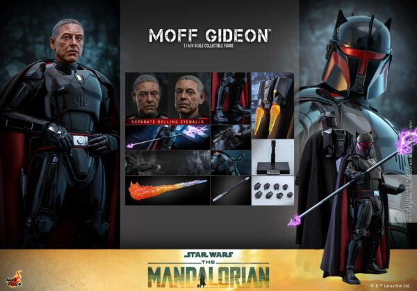 HOT TOYS 12" STAR WARS THE MANDALORIAN MOFF GIDEON ARMORED 1/6 SCALE FIGURE TMS107 - Image 8