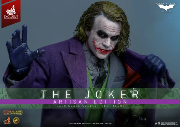 HOT TOYS 12" DC COMICS BATMAN THE DARK KNIGHT JOKER DX 33 HEATH LEDGER ARTISAN EDITION 1/6TH DX33AE - Image 19