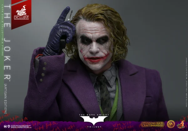 HOT TOYS 12" DC COMICS BATMAN THE DARK KNIGHT JOKER DX 33 HEATH LEDGER ARTISAN EDITION 1/6TH DX33AE - Image 8