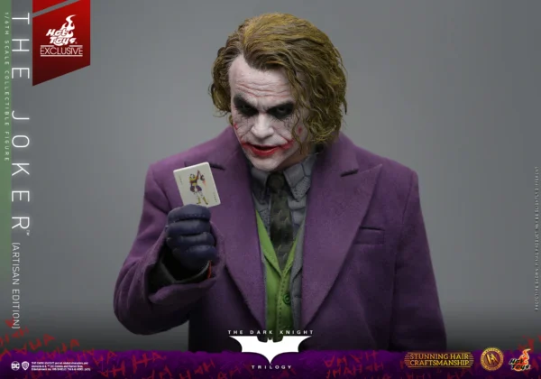 HOT TOYS 12" DC COMICS BATMAN THE DARK KNIGHT JOKER DX 33 HEATH LEDGER ARTISAN EDITION 1/6TH DX33AE - Image 7