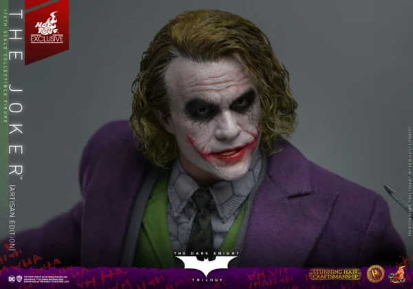 HOT TOYS 12" DC COMICS BATMAN THE DARK KNIGHT JOKER DX 33 HEATH LEDGER ARTISAN EDITION 1/6TH DX33AE - Image 5