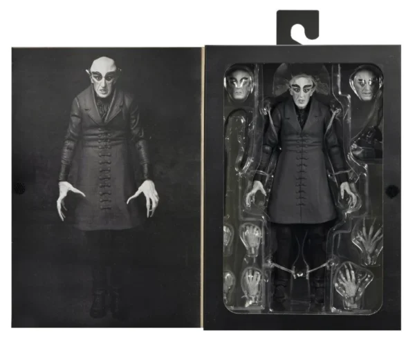 NECA ULTIMATE NOSFERATU COUNT ORLOK BLACK & WHITE 7" SCALE ACTION FIGURE - Image 3