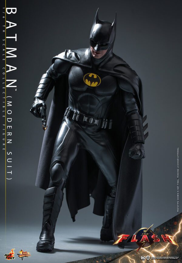 HOT TOYS 12" DC COMICS THE FLASH BATMAN MODERN SUIT MICHAEL KEATON 1/6TH MMS712 - Image 23