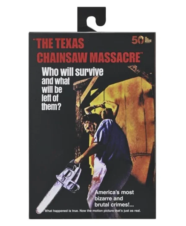 NECA ULTIMATE TEXAS CHAINSAW MASSACRE LEATHERFACE 7" SCALE ACTION FIGURE 5OTH ANNIVERSARY EDITION - Image 2