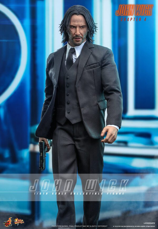 HOT TOYS 12" JOHN WICK CHAPTER 4 SIXTH 1/6TH KEANU REEVES SCALE FIG MMS729 - Image 16