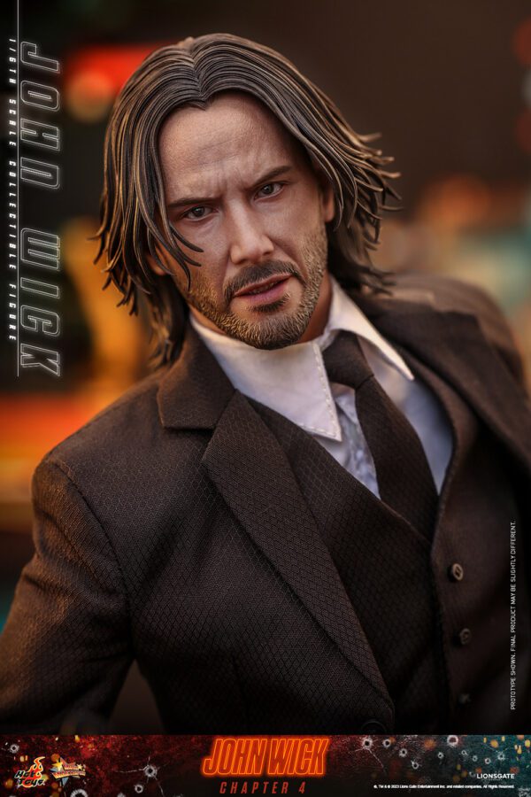 HOT TOYS 12" JOHN WICK CHAPTER 4 SIXTH 1/6TH KEANU REEVES SCALE FIG MMS729 - Image 13