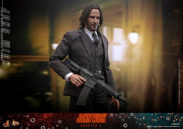 HOT TOYS 12" JOHN WICK CHAPTER 4 SIXTH 1/6TH KEANU REEVES SCALE FIG MMS729 - Image 11