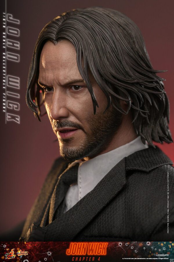 HOT TOYS 12" JOHN WICK CHAPTER 4 SIXTH 1/6TH KEANU REEVES SCALE FIG MMS729 - Image 9