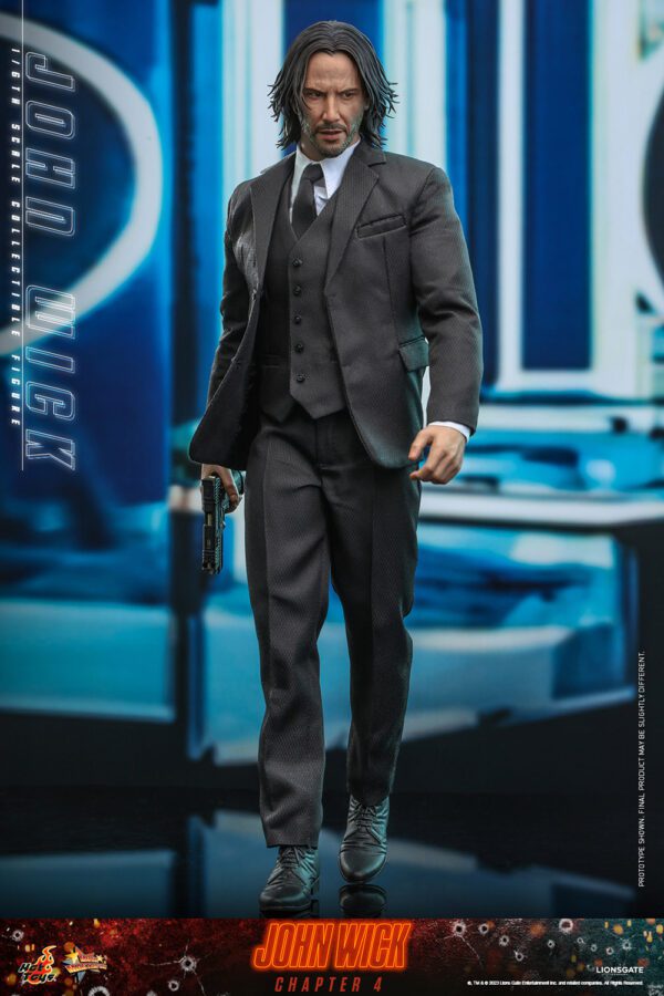 HOT TOYS 12" JOHN WICK CHAPTER 4 SIXTH 1/6TH KEANU REEVES SCALE FIG MMS729 - Image 7