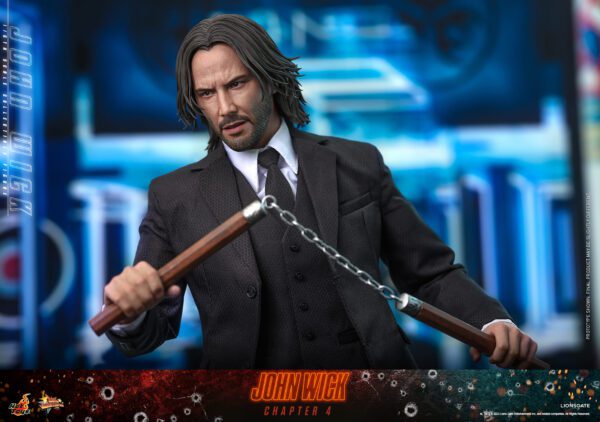 HOT TOYS 12" JOHN WICK CHAPTER 4 SIXTH 1/6TH KEANU REEVES SCALE FIG MMS729 - Image 5