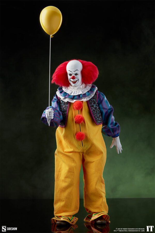 SIDESHOW COLLECTIBLES 12" IT PENNYWISE CLOWN 1/6TH SCALE FIGURE - Image 10