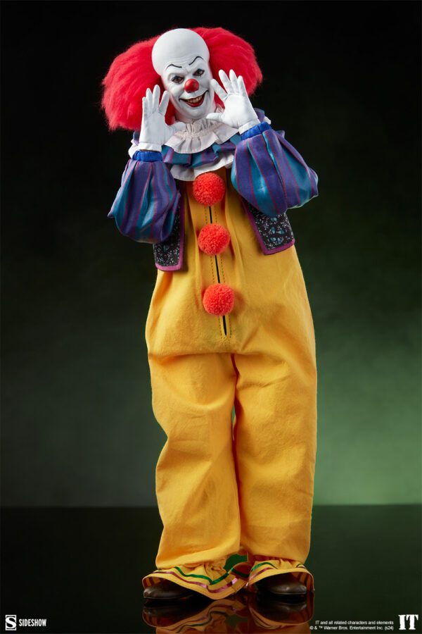 SIDESHOW COLLECTIBLES 12" IT PENNYWISE CLOWN 1/6TH SCALE FIGURE - Image 11