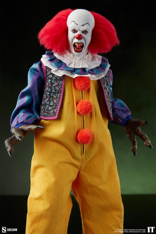 SIDESHOW COLLECTIBLES 12" IT PENNYWISE CLOWN 1/6TH SCALE FIGURE - Image 16