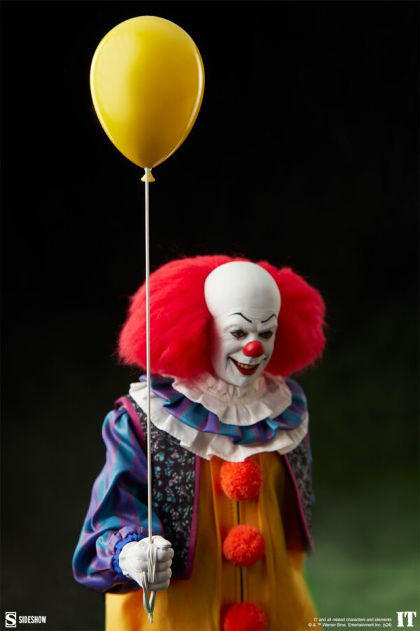 SIDESHOW COLLECTIBLES 12" IT PENNYWISE CLOWN 1/6TH SCALE FIGURE - Image 17