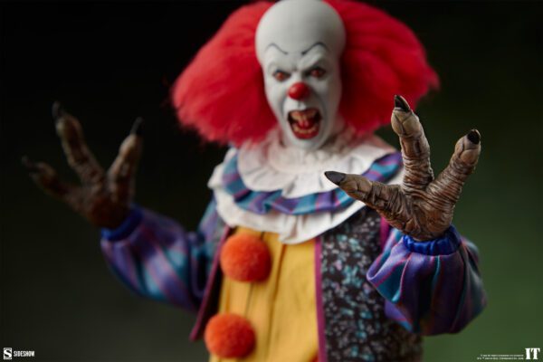 SIDESHOW COLLECTIBLES 12" IT PENNYWISE CLOWN 1/6TH SCALE FIGURE - Image 18