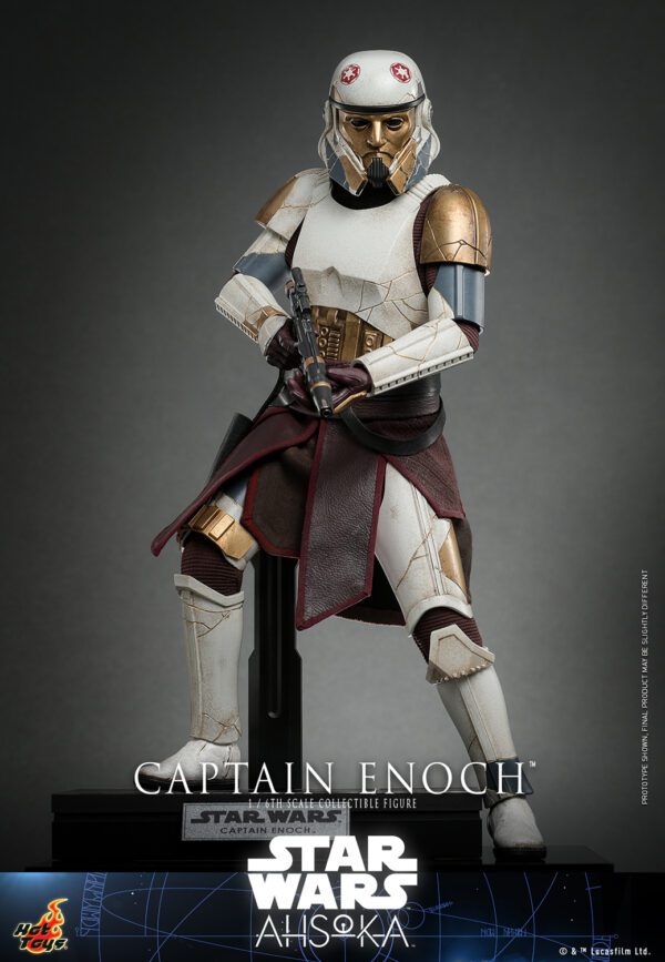 HOT TOYS 12" STAR WARS AHSOKA CAPTAIN ENOCH 1/6 SCALE FIGURE TMS120