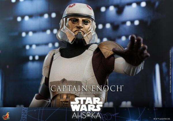 HOT TOYS 12" STAR WARS AHSOKA CAPTAIN ENOCH 1/6 SCALE FIGURE TMS120 - Image 9