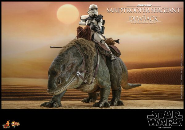 HOT TOYS 12" STAR WARS SANDTROOPER SERGEANT & DEWBACK DELUXE 1/6TH SIXTH SCALE SET MMS722 ANH - Image 3