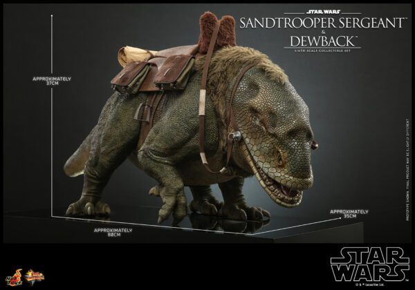 HOT TOYS 12" STAR WARS SANDTROOPER SERGEANT & DEWBACK DELUXE 1/6TH SIXTH SCALE SET MMS722 ANH - Image 7