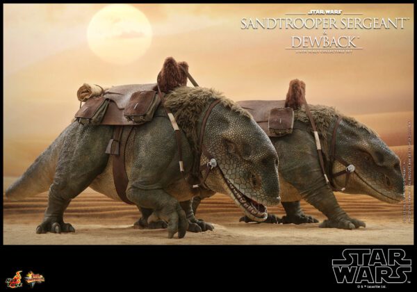 HOT TOYS 12" STAR WARS SANDTROOPER SERGEANT & DEWBACK DELUXE 1/6TH SIXTH SCALE SET MMS722 ANH - Image 11