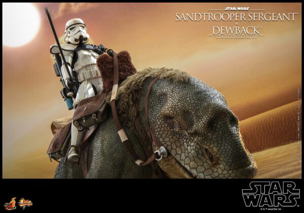 HOT TOYS 12" STAR WARS SANDTROOPER SERGEANT & DEWBACK DELUXE 1/6TH SIXTH SCALE SET MMS722 ANH - Image 19