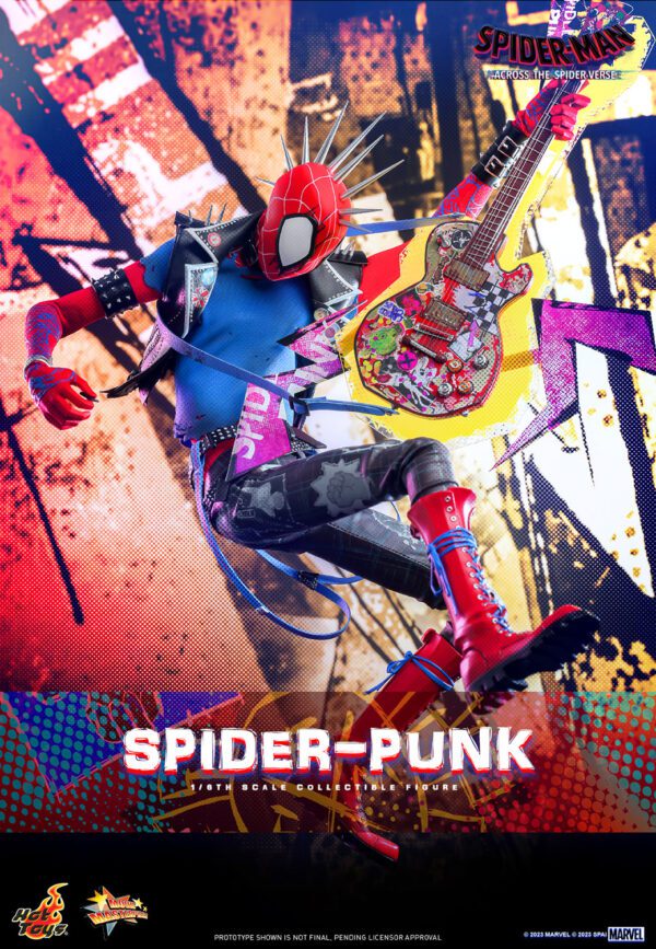 HOT TOYS 12" Spider-Man: Across the Spider-Verse Spider-Punk MMS726 1/6TH HOBIE BROWN - Image 10