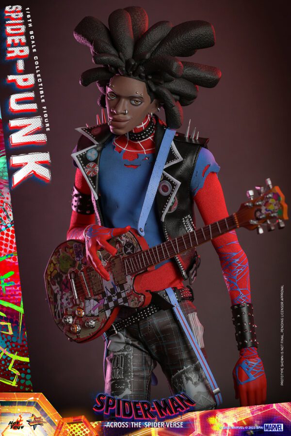 HOT TOYS 12" Spider-Man: Across the Spider-Verse Spider-Punk MMS726 1/6TH HOBIE BROWN - Image 18
