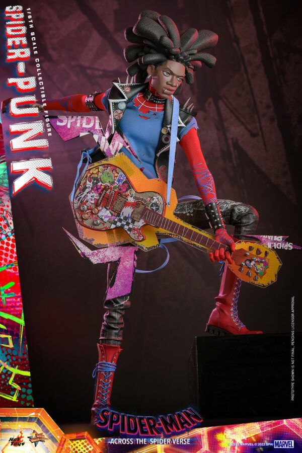 HOT TOYS 12" Spider-Man: Across the Spider-Verse Spider-Punk MMS726 1/6TH HOBIE BROWN - Image 8