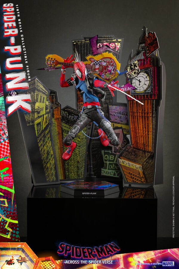 HOT TOYS 12" Spider-Man: Across the Spider-Verse Spider-Punk MMS726 1/6TH HOBIE BROWN - Image 17